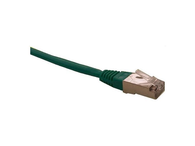 Patch cord FTP cat5e 0,25M zelený