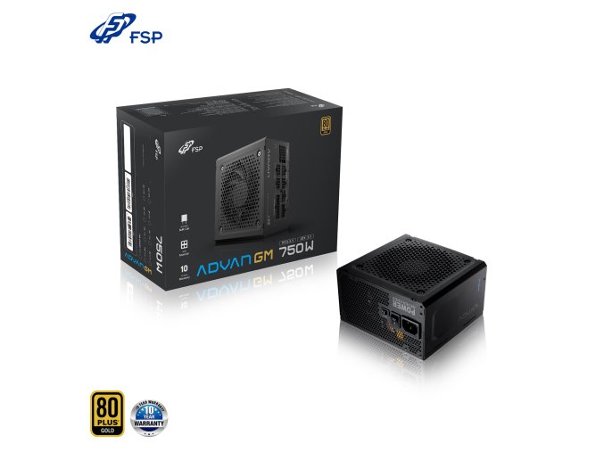 FSP ADVAN GM/750W/ATX 3.1/80PLUS Gold/Modular/Retail