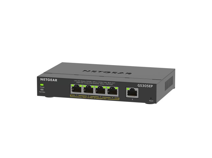 NETGEAR 5PT GE PLUS SWCH W/ POE+