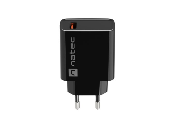 Universální nabíječka Natec RIBERA 18W 1X USB-A, černá