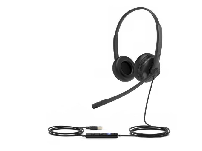 Yealink UH34 Dual náhlavní souprava na obě uši s USB konektorem pro Teams