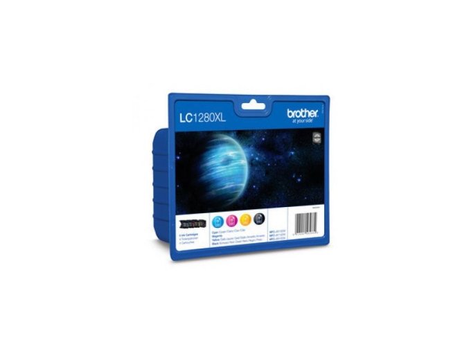 LC-1280XLVALBP (inkoust multipack-černá+tři barvy)