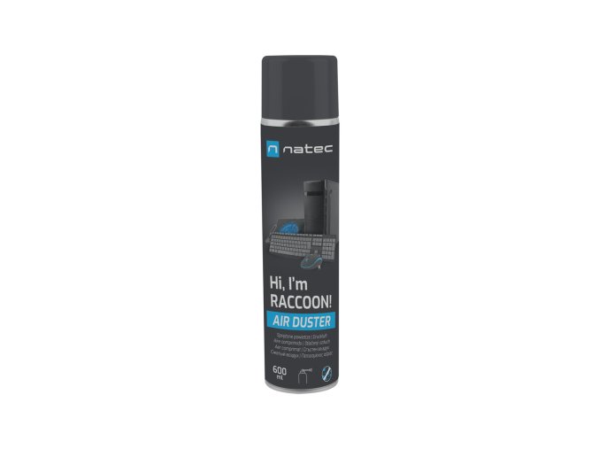 Natec stlačený vzduch RACCOON AIR 600 ml