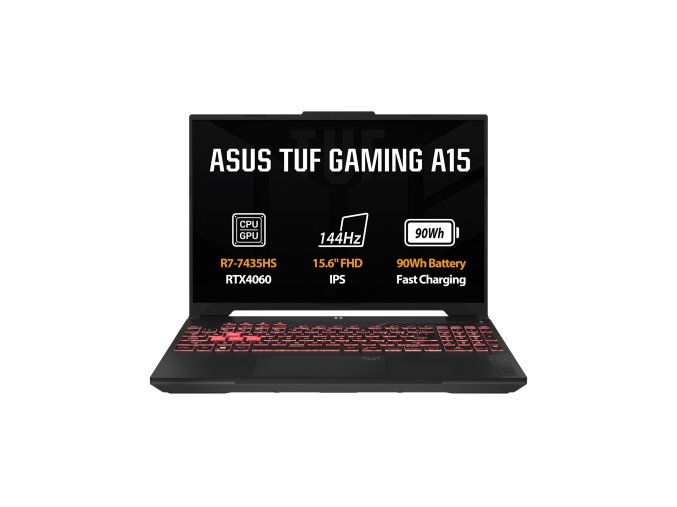 ASUS TUF Gaming A15/FA507NV-LP025W/R5-7535HS/15,6"/FHD/16GB/512GB SSD/RTX 4060/W11H/Gray/2R