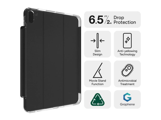 ZAGG Kryt Crystal Palace Folio Apple iPad air 13 (2024)