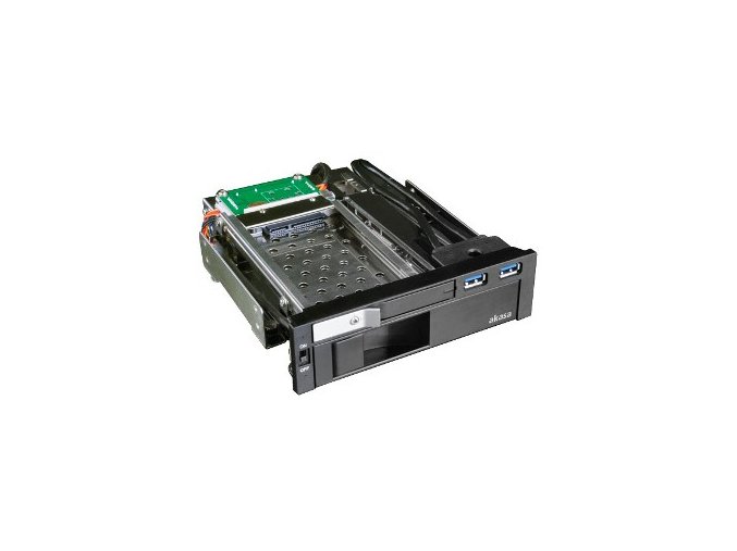 AKASA Lokstor M51 - 2.5" a 3.5" HDD rack do 5,25"