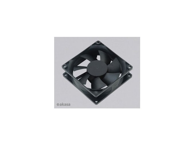 přídavný ventilátor Akasa 80x80x25 black OEM H