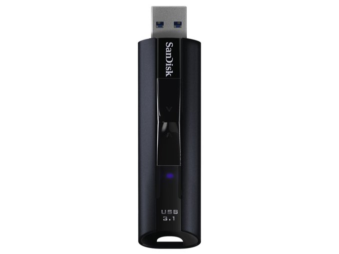 SanDisk Extreme PRO/256GB/USB 3.1/USB-A/Černá