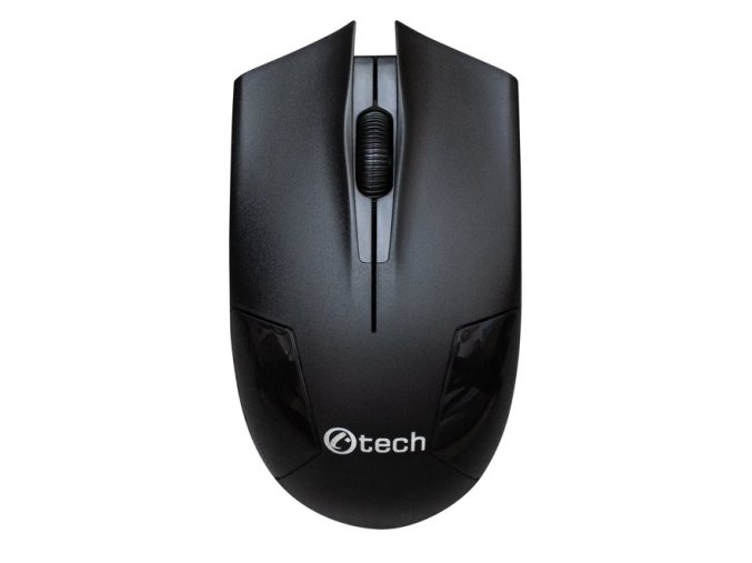 C-TECH WLM-08/Kancelářská/Optická/1 200 DPI/Bezdrátová USB/Černá