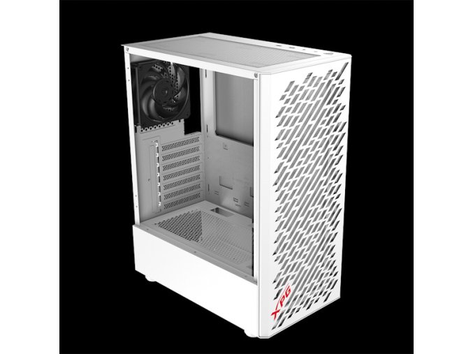 Adata XPG VALOR AIR/Midi Tower/Transpar./Bílá
