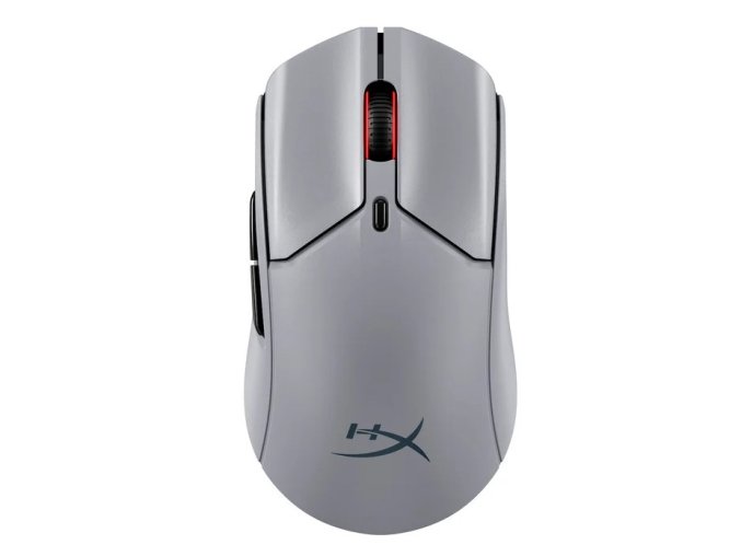 HyperX Pulsefire Haste 2 Pro/Herní/Optická/Pro praváky/26 000 DPI/USB+BT/Šedá