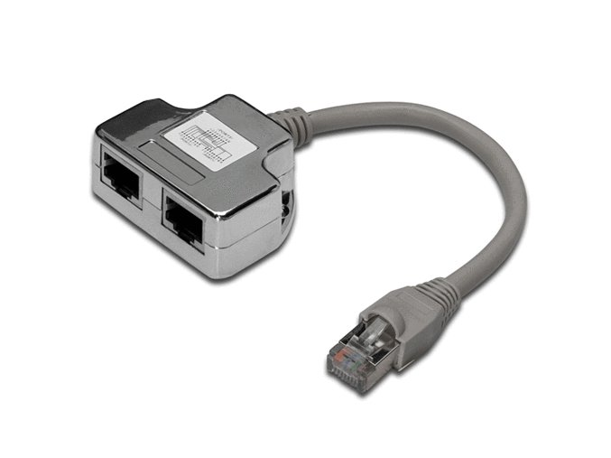 PremiumCord Modulární RJ45 distributor 2 porty 10/100Base T