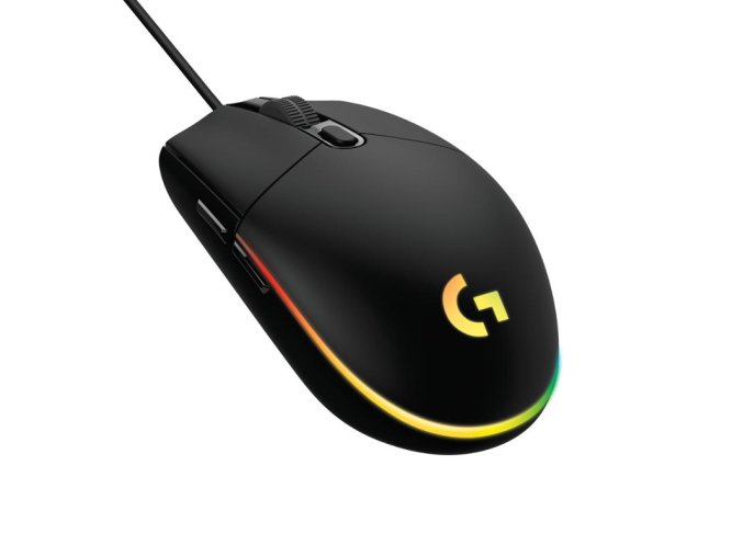 Logitech G203 Gen2/Herní/Optická/Pro praváky/8 000 DPI/Drátová USB/Černá