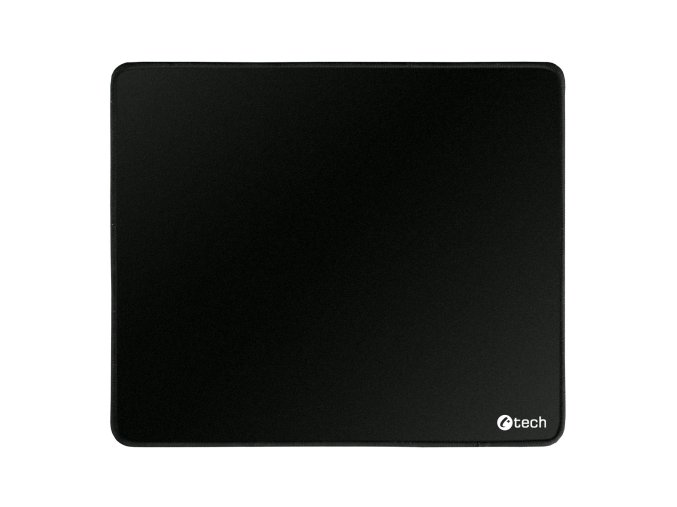 Podložka pod myš C-TECH MP-01, černá, 320x270x4mm, obšité okraje