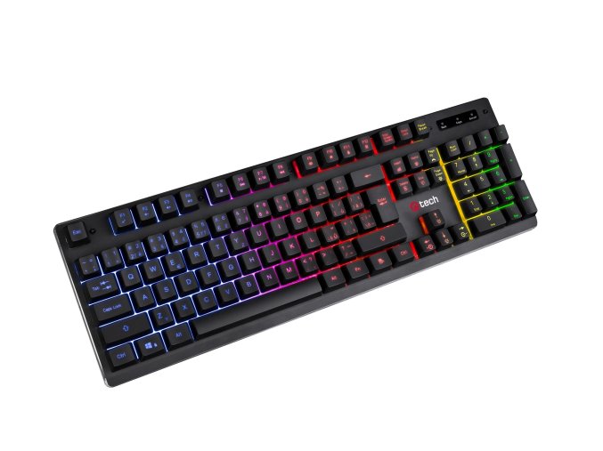 C-TECH Iris/Drátová USB/CZ-SK layout/Černá