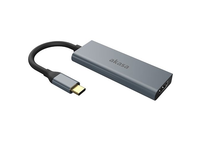 AKASA - externí USB hub - USB type-C s  HDMI