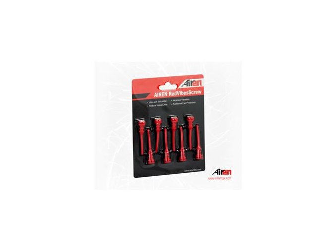 AIREN RedVibes Screw (8pcs Red color pack)
