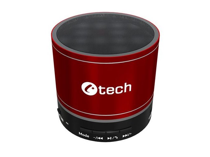 Repro C-TECH SPK-08R, bluetooth, červený