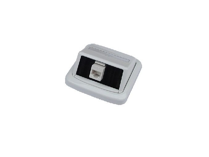 Jednozásuvka ABB TANGO 1xRJ45 Cat5e UTP bílá