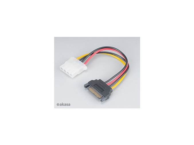 Adaptér SATA na 4pin Molex - 15 cm 2 ks