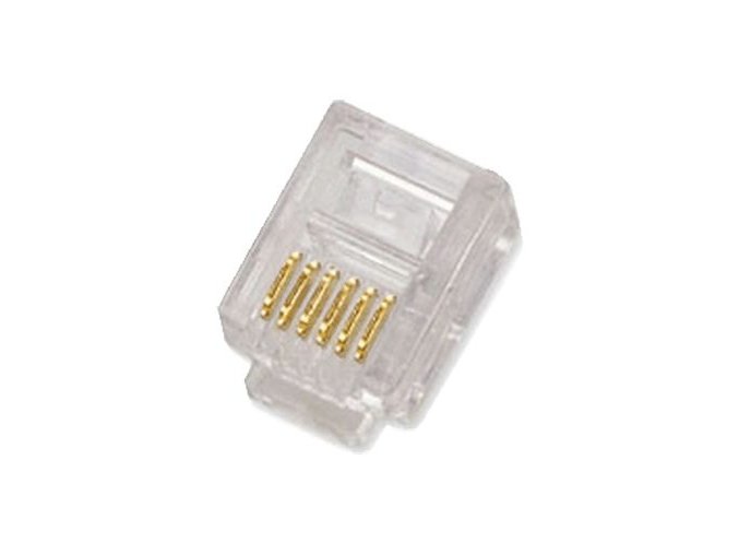 DATACOM Konektor RJ12 UTP lanko 6p6c bal.10ks