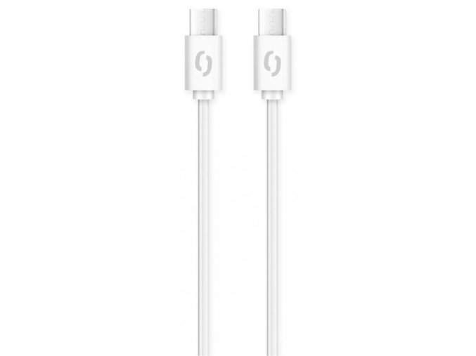 ALIGATOR Datový kabel POWER 3A, USB-C/USB-C, bílý
