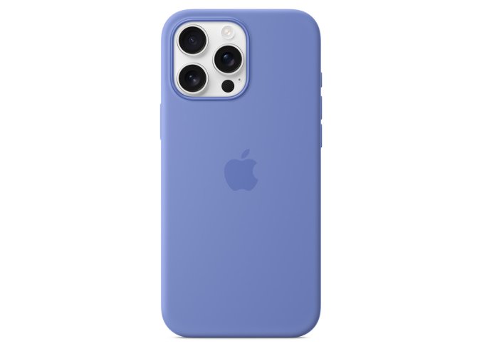 iPhone 16 Pro Max Silicone Case with MS-Periwinkle
