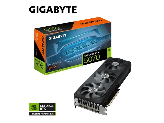 GIGABYTE GeForce RTX 5070 EAGLE SFF/OC/12GB/GDDR7