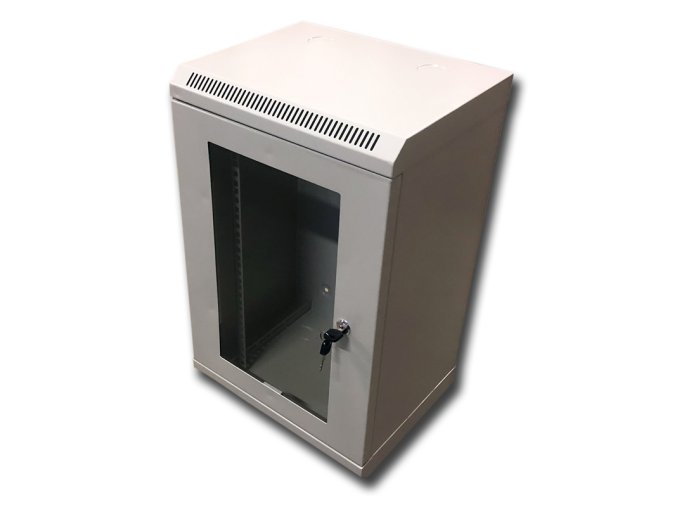 10" rack jednodílný 12U/280 DATACOM šedý Skl.dv.