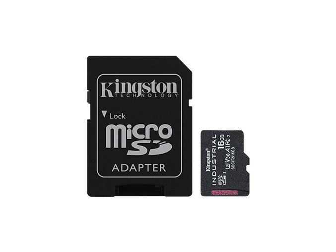 Kingston Industrial/micro SDHC/16GB/UHS-I U3 / Class 10/+ Adaptér