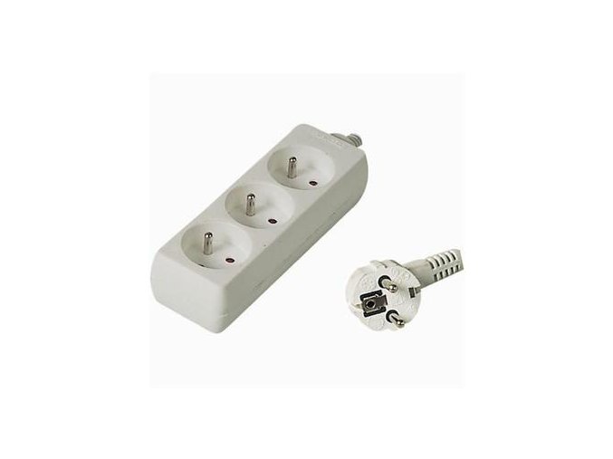Prodlužovací přívod 230V, 7m, 3 zásuvky