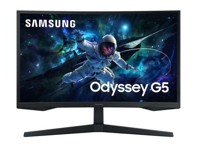 Samsung Odyssey/G55C/27"/VA/QHD/165Hz/1ms/Black/2R