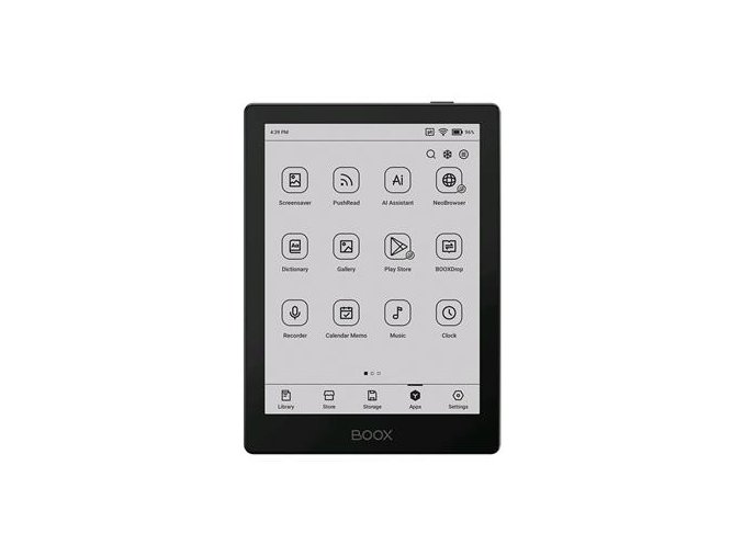 E-book ONYX BOOX GO 6, 6" Carta 1300, 32GB, Bluetooth, Android 12, E-ink displej