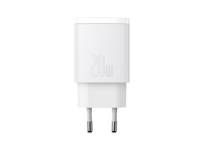 Baseus CCXJ-B02 Compact Quick Nabíječka USB/USB-C 20W White