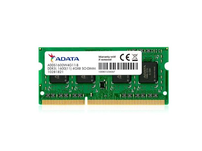 Adata/SO-DIMM DDR3L/4GB/1600MHz/CL11/1x4GB