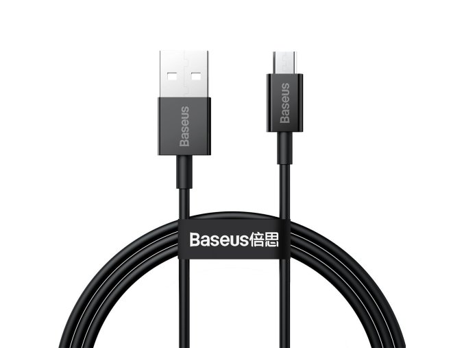 Baseus CAMYS-01 Superior Fast Charging Datový Kabel MicroUSB 2A 1m Black