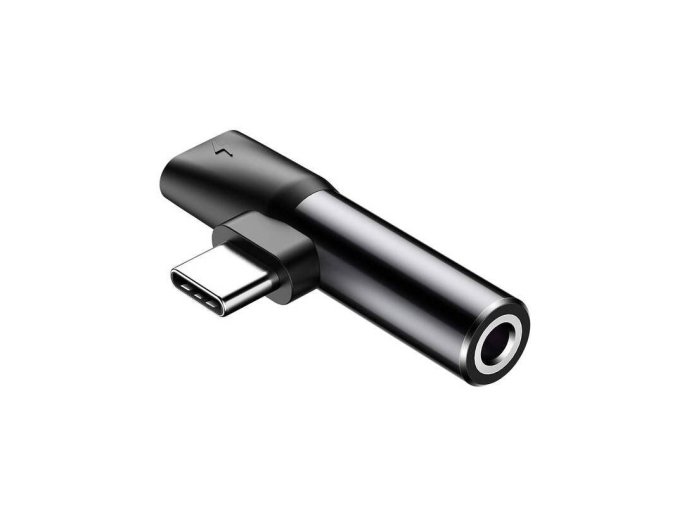 Baseus CATL41-01 Rozbočovač USB-C/3.5mm Jack Black