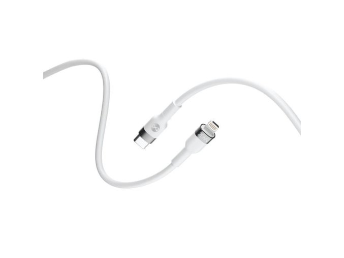 Datový kabel Forever Flexible USB-C/Lightning 2m 20W bílý