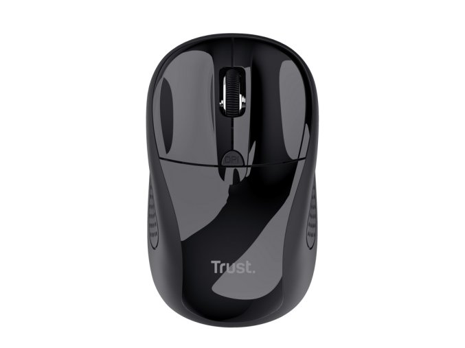 TRUST BASICS/Kancelářská/Optická/1 600 DPI/Bezdrátová USB/Černá