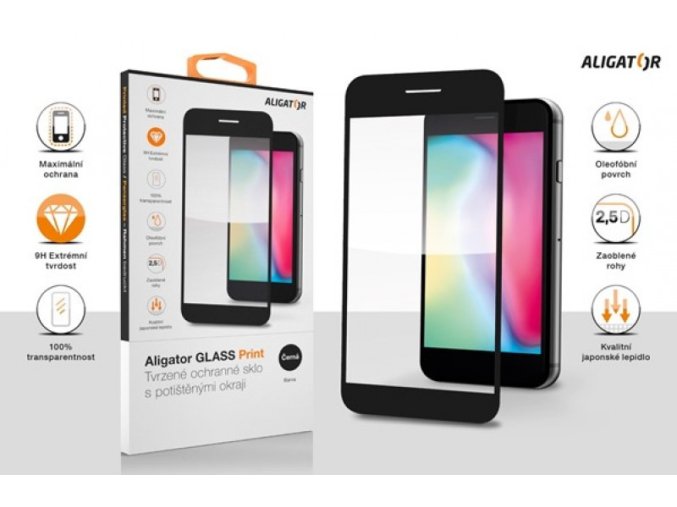 Aligator sklo GLASS PRINT Samsung Galaxy A25 5G