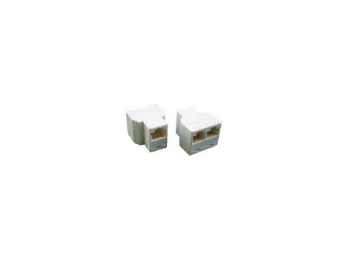 DATACOM Dvojspojka 3x RJ45 8p8c Cat5E (3 x Female)