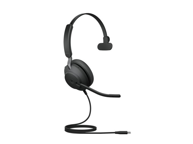 Jabra Evolve2 40 SE/Mono/USB-C/Drát/MS/Černá