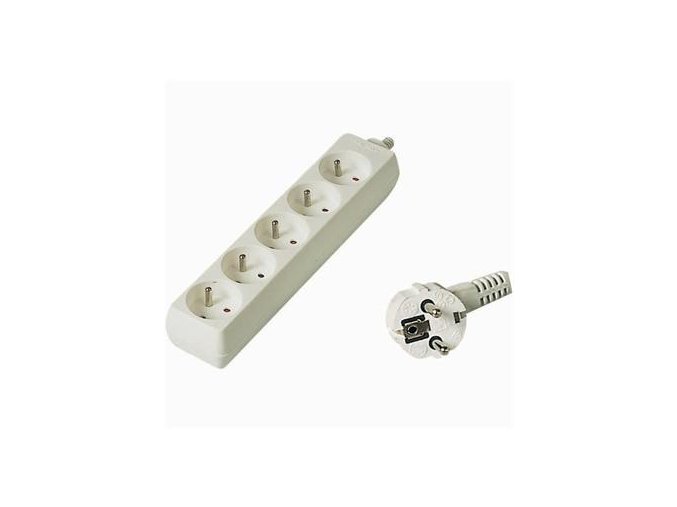 Prodlužovací přívod 230V, 7m, 5 zásuvek