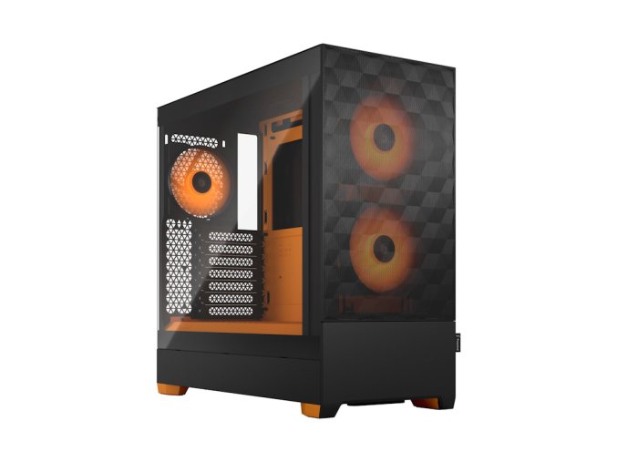 Fractal Design Pop Air RGB Orange Core TG Clear Tint/Midi Tower/Transpar.