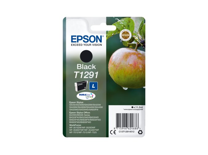 Epson Singlepack Black T1291 DURABrite Ultra Ink