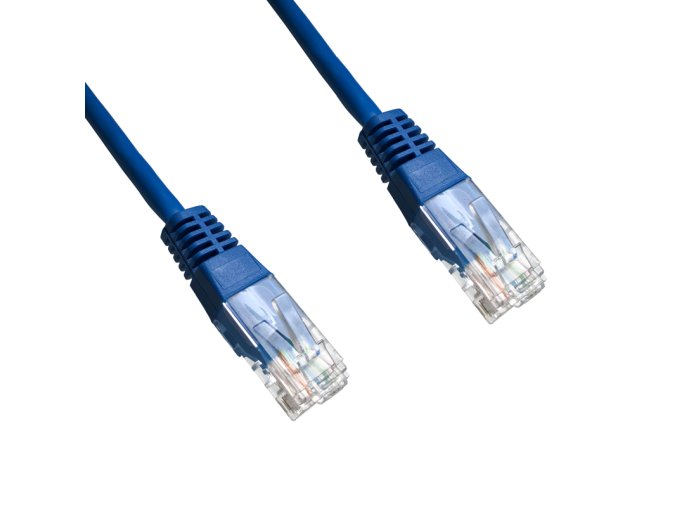 DATACOM patch cord UTP cat5e 1M modrý