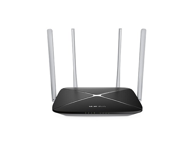 Mercusys AC12 1200Mbps WiFi AC router, 5x10/100 RJ45, 4x anténa