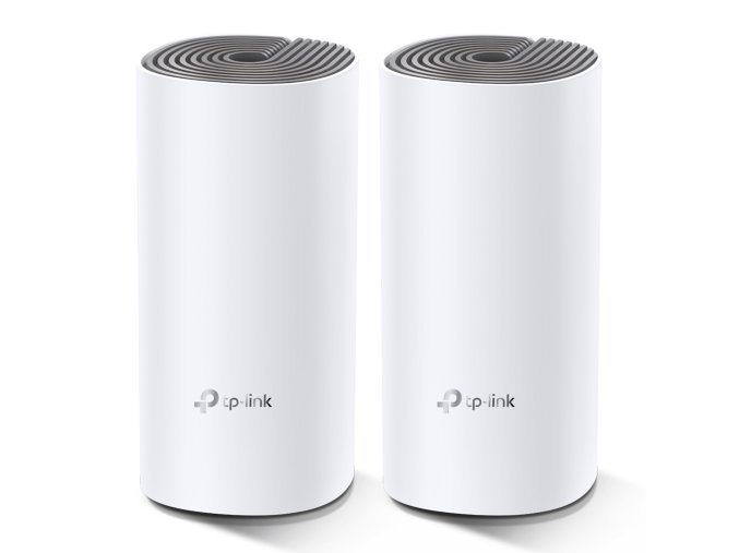 TP-Link AC1200 Whole-home Mesh WiFi System Deco E4(2-pack), 2x10/100 RJ45