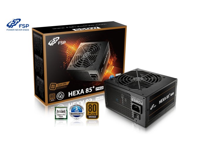 FSP HEXA 85+ PRO 550/550W/ATX/80PLUS Bronze/Retail