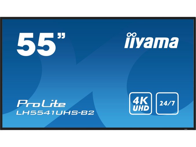 55" iiyama LH5541UHS-B2:IPS,4K UHD,500cd,repro